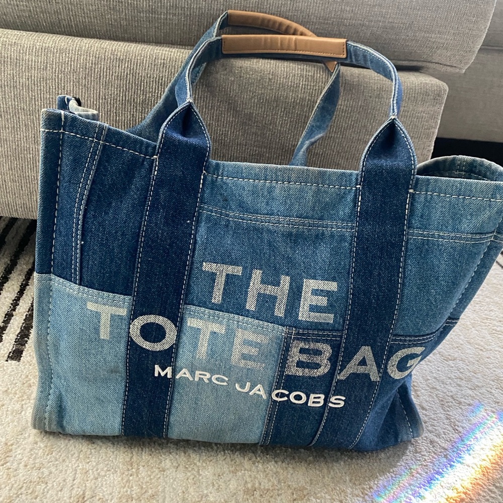 Marc Jacobs denim tote bag